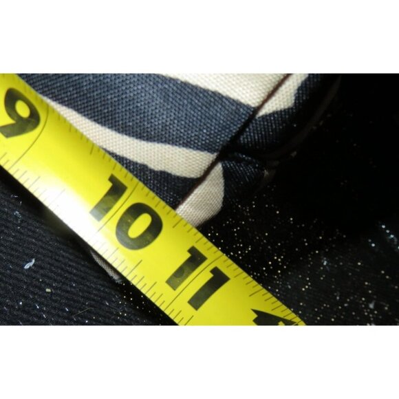 COACH 2013 Devin Zebra Stripe Animal Print Canvas Shoulder Bag Satchel Tote - Picture 9 of 10